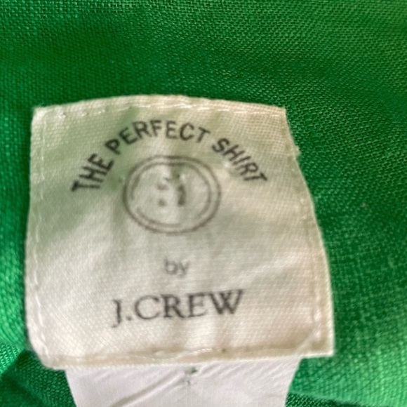 J. Crew The Perfect Shirt Linen - Size 2 - Picture 4 of 6